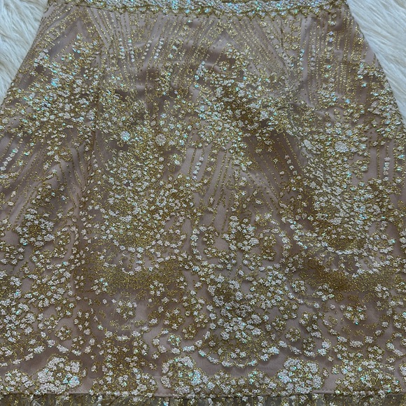 Hello Molly MATCH ME DRESS CHAMPAGNE NWT Size Large - Picture 4 of 12